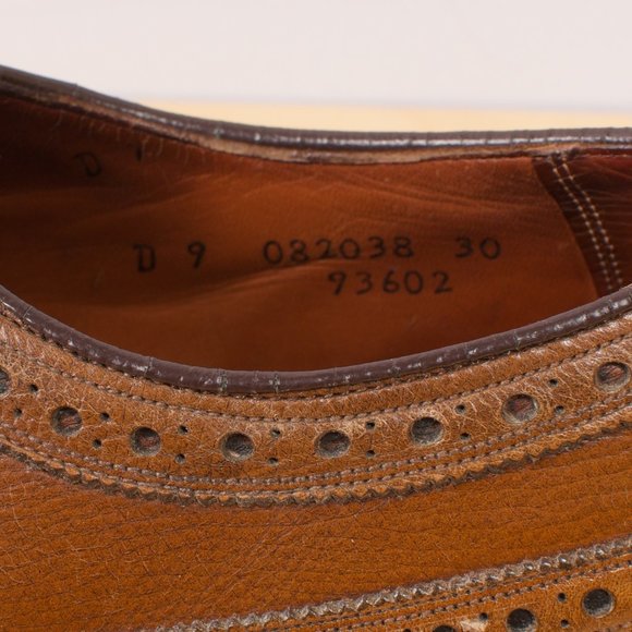 VTG Florsheim Imperial McHale 🇨🇦 9D Longwing 93602 Nailed Heel Double Sole - Picture 6 of 9